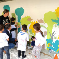 Une fresque collective pour végétaliser une école fertoise