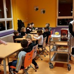 Un petit déjeuner entre copains !