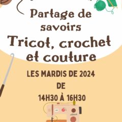 Tricot, couture, crochet
