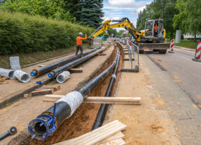 Réseau de chaleur : Fin des travaux de tranchées centre-ville – semaine 14